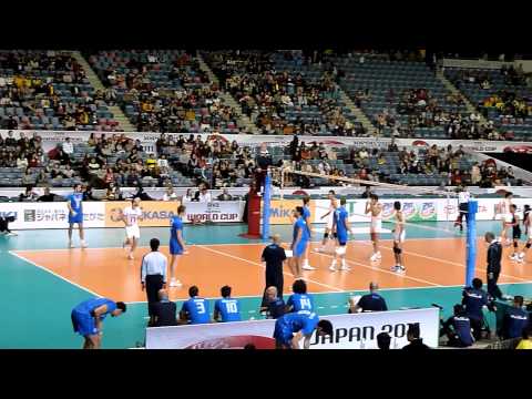 World Cup volley ball    Italy vs Iran   2011