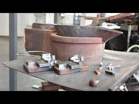 Blick in die Dauerausstellung: Die Schriftgießerei