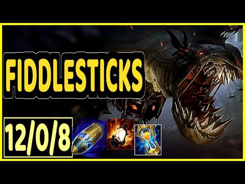 FIDDLESTICKS VS OLAF - 12/0/8 KDA JUNGLE GAMEPLAY