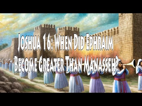 Joshua 16: When Did Ephraim Become Greater Than Manasseh?