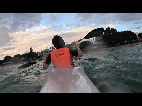 Lost rudder control ! Fenn XT double surfski