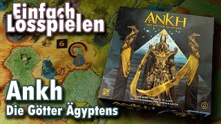 Ankh: Die Götter Ägyptens – Schnell und Einfach Losspielen! (Brettspiel Anleitung)