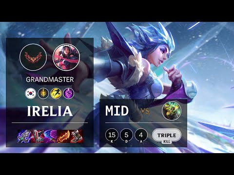 Irelia Mid vs Zeri - KR Grandmaster Patch 12.2