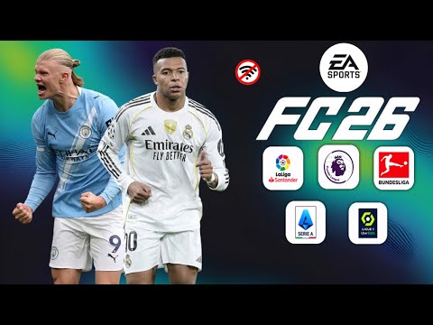 FIFA 14 MOBILE MOD EA SPORTS FC 26 ANDROID OFFLINE UPDATE KITS 2025/26 REAL FACES LATEST TRANSFERS