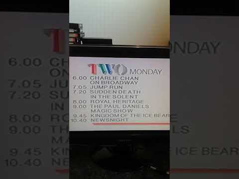 partial bbc 2 closedown from 31st august 1986