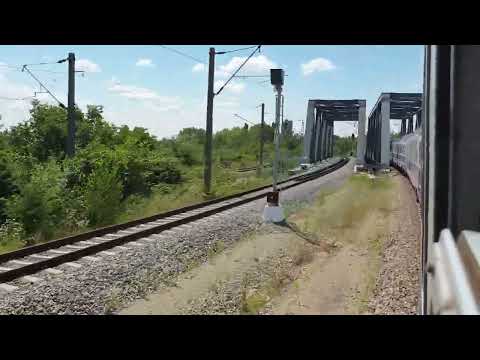 2022-07-08 Filmare din tren Ploieşti-Bucureşti, noile poduri peste liniile către depoul Ploieşti