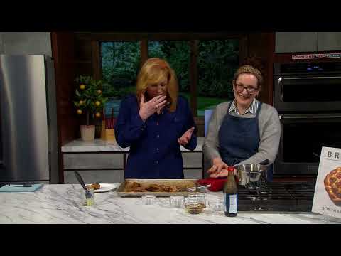 Sonya Sanford Makes Spiced Pomegranate Molasses Wings