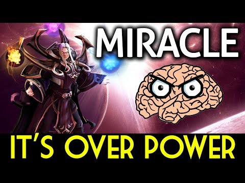It's Over Power - Super Brains Invoker by Miracle- 7.06 Dota 2