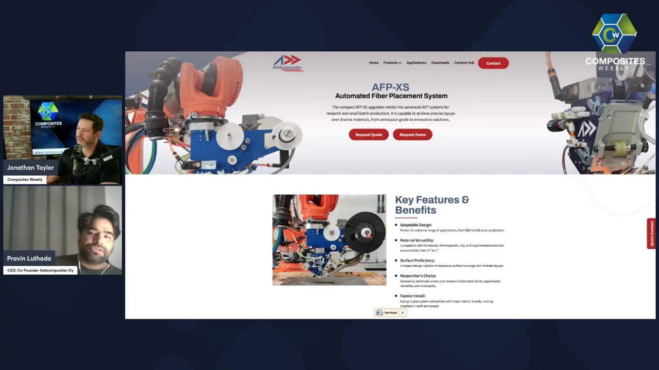 Interview with Pravin Luthada - Addcomposites - YouTube