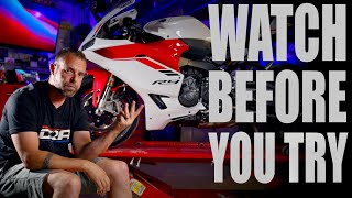 Yamaha R9 GP Shift & Rearset adjustment