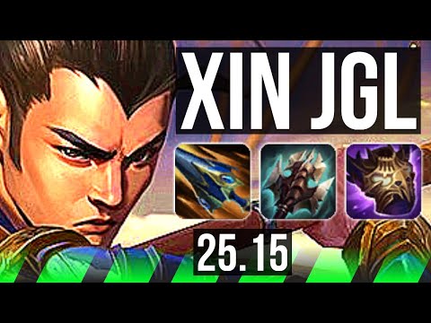 XIN ZHAO vs KINDRED (JGL) | Legendary | KR Challenger | 25.15