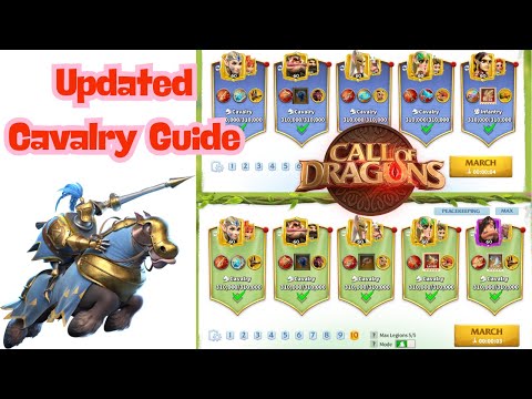 2026 BEST 5 CAVALRY LINE UP! [Builds, Pets, Garrison &  Rally] CALL OF DRAGONS!