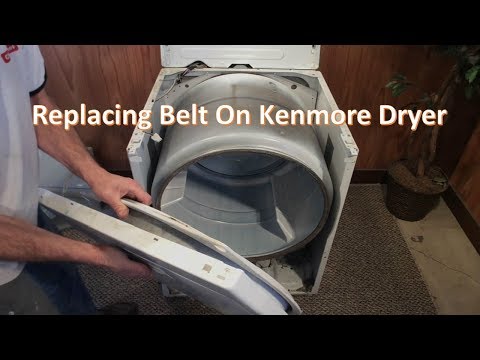 Replacing Belt On Kenmore Dryer