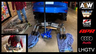 LHGTV // FRIDAY NIGHT PIPES // CUSTOMIZING APR EXHAUST WITH AWE MIDPIPE //