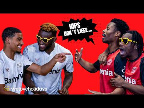 Footballers Guess the Lyrics – Boniface, Burna Boy & Justin Bieber! 🎤😂 | Powered by weloveholidays
