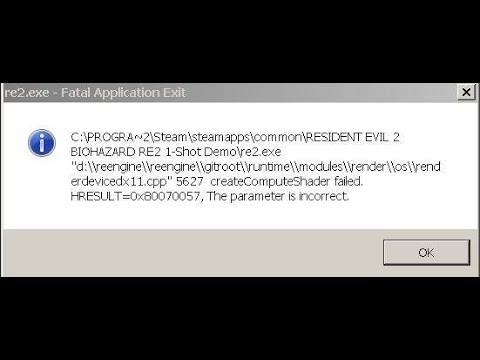 Проблемы с ошибкой hresult 0x80070057