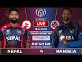 NEPAL Vs NAMIBIA LIVE SCORE NEP Vs NAM ICC CWC League 2 116th Match Commentary NEPAL BATTING