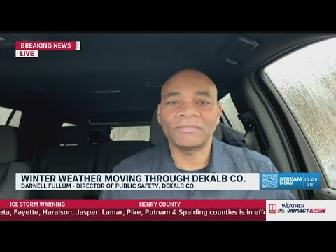DeKalb County DPS updates on winter road conditions