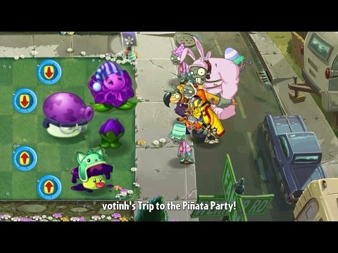 Plants vs. Zombies 2 pinata party 4/18/2017 || pinata party April 18, 2017
