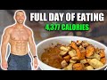 Full Day of Eating While Staying Shredded on 4,377 Calories | Workout and Diet