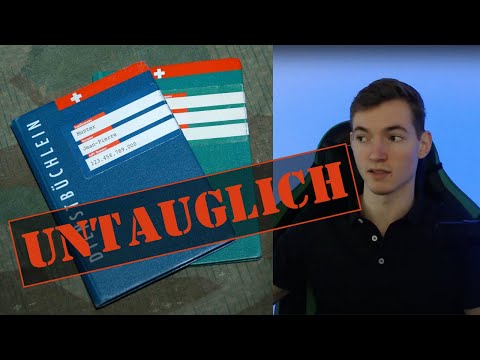 Wie ich untauglich für den Schweizer Militärdienst wurde