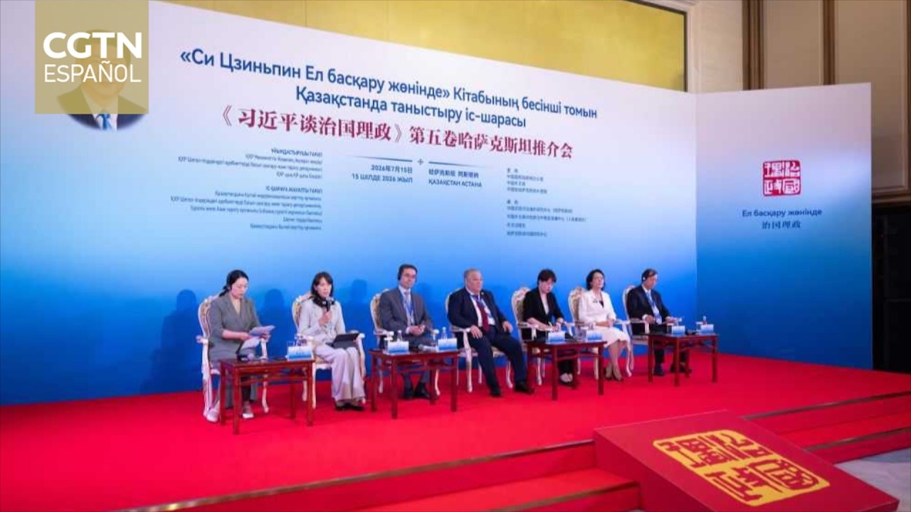 Kazajistán celebra acto de promoción de "Xi Jinping: La gobernación y administración de China"