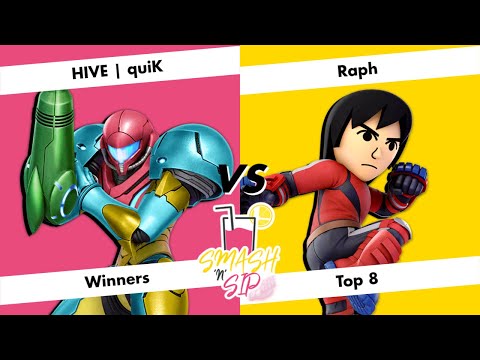 Smash'n'Sip Refill #29 - Winners Top 8 - HIVE | quiK (Samus) vs. Raph (Mii Brawler)