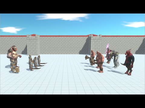 Boss with 2 Miniboss & 3 Third boss Tournament - Animal Revolt Battle Simulator