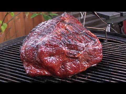How To Cure and Smoke Ham on WSM | Pineapple/Cherry Holiday Glaze