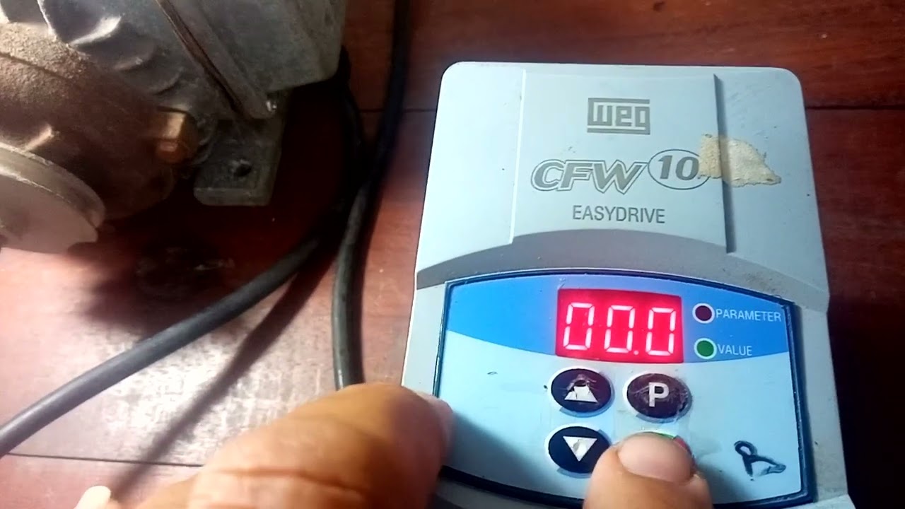 Parametrização do inversor Weg cfw 10