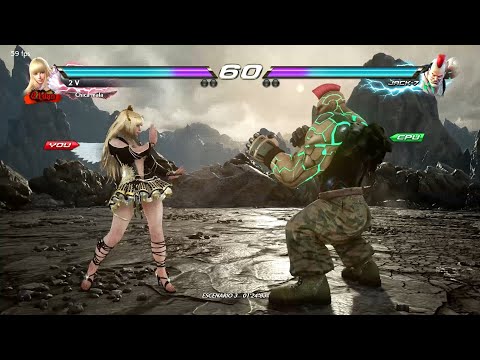 08_1 Lili Rochefort Black Desert - Stella Costume vs Jack Tekken 7 ( x24 ) PC RX 570