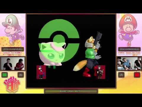 KAM6 - Doubles WSF - SDJ+JaggedCole (puff, fox) vs Albert+Socktastic (falco/fox+marth)
