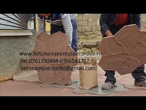 Beton Amprentat Guruieni -Teleorman Tel.0761350488 -0766543767
