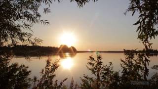 Nature sounds video - Relaxing - Sunset, Birds, Crickets - RS Imagines