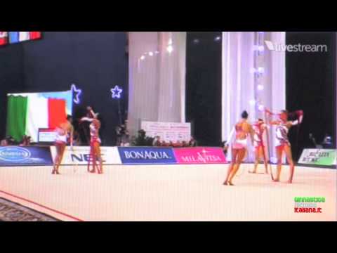RG WC Minsk 2012: ITA 3ribbons/2hoops