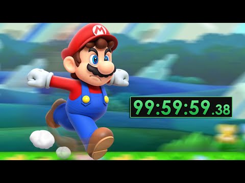 I Did a SPEEDRUN of an INCREDIBLE Mario Maker 2 Super World...