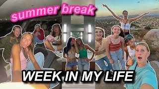 summer break vlog I week in my life & summer bucketlist ideas