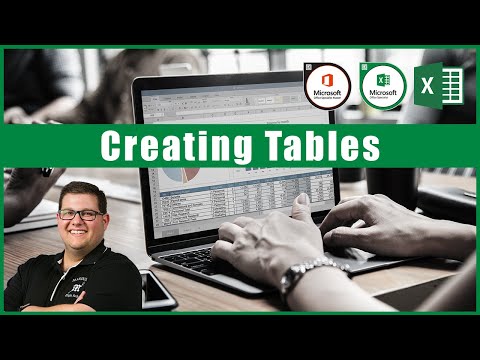 Excel 2016 Exam 77-727 - Create Tables