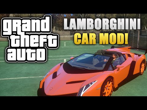 GTA IV: Lamborghini Veneno Car Mod (Ultra Settings 60FPS)