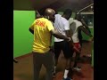 Asamoah Gyan and friends dancing to Green Light by DJ Cuppy ft Tekno.