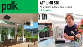 Video thumbnail for Polk Audio Atrium8 SDI - All weather outdoor speaker - Unboxing by Ripewave Audio