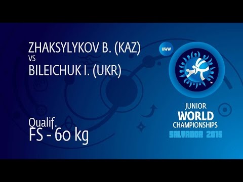 Qual. FS - 60 kg: I. BILEICHUK (UKR) df. B. ZHAKSYLYKOV (KAZ), 10-6
