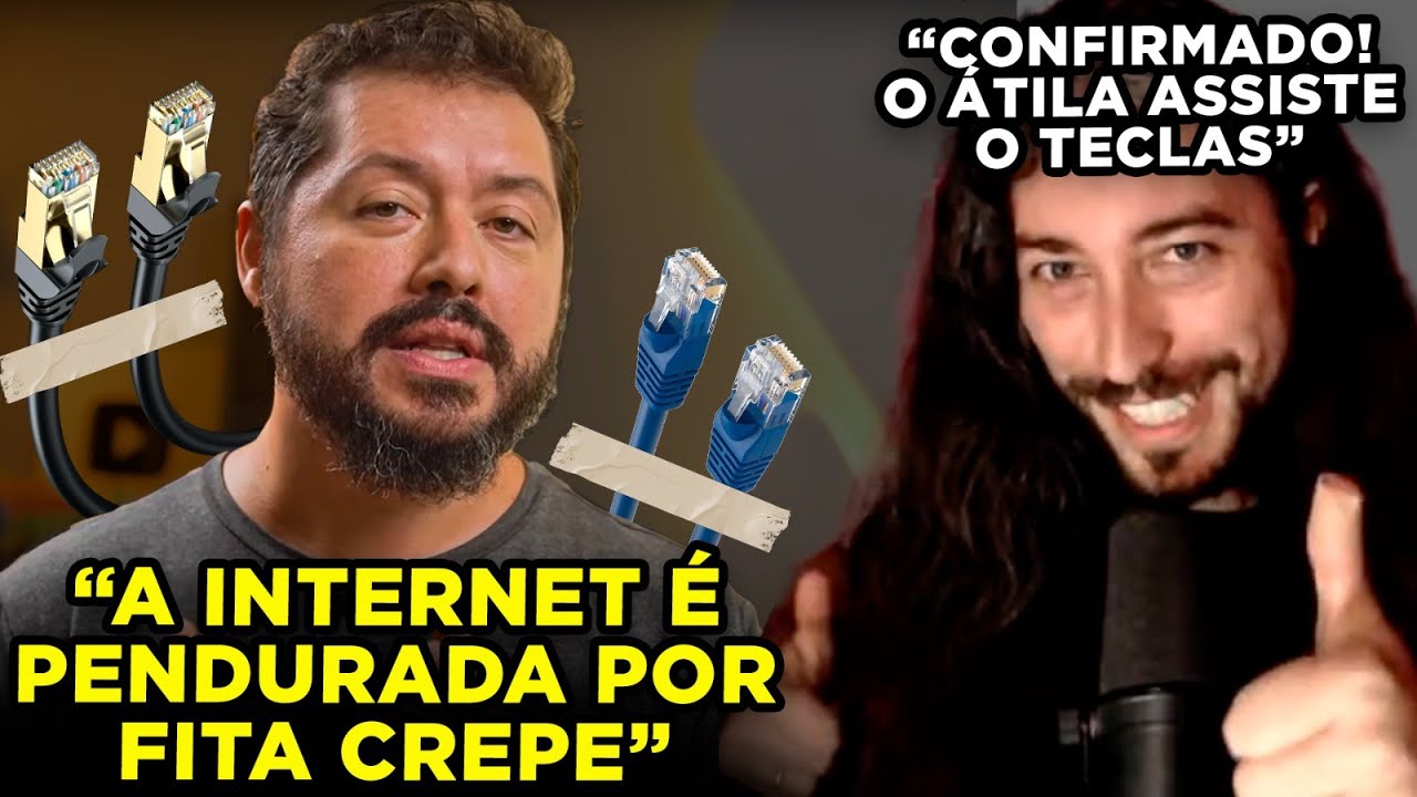 A INTERNET É SEGURADA POR CHICLETE E FITA CREPE (react a @AtilaIamarino ) | Tecnologia e Classe