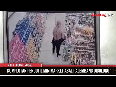 Komplotan Pengutil di Minimarket Asal Palembang Tertangkap