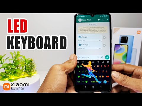 Cara Ganti Keyboard Hp Xiaomi Redmi 10A Pakai LED Keyboard