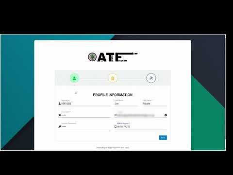 ATF - User Registration