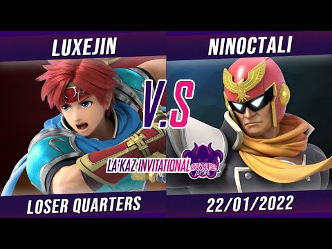 La'Kaz Invitational Loser Quarters - LuXejin (Roy) VS Ninoctali (Captain Falcon) - Smash Ultimate