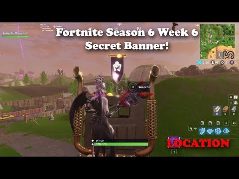 Fortnite - Season 6 - Week 6 - Secret Banner Location and Loading Screen