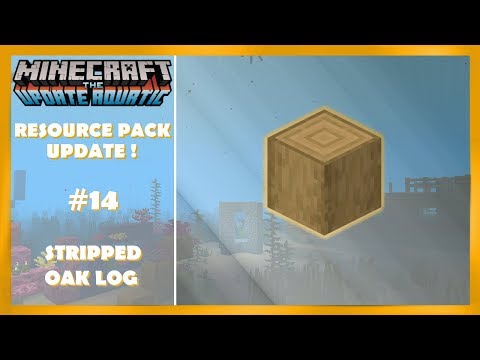 Didactox - MINECRAFT RESOURCE PACK TIMELAPSE ! #14 ► "STRIPPED OAK LOG" ! x64