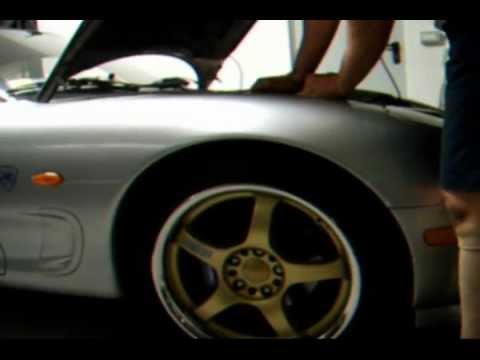 Mazda RX-7 Tein Super Street vs stock